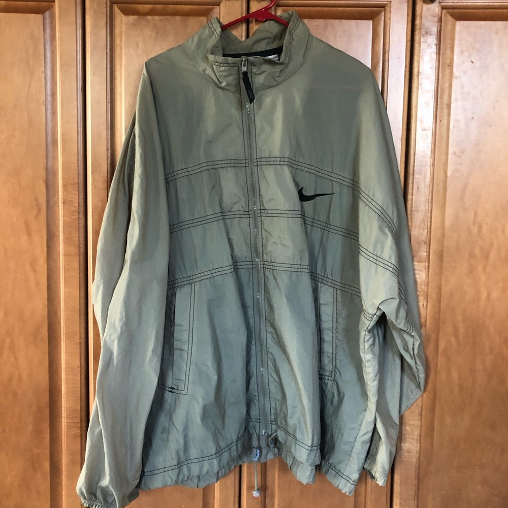 Nike Olive Windbreaker